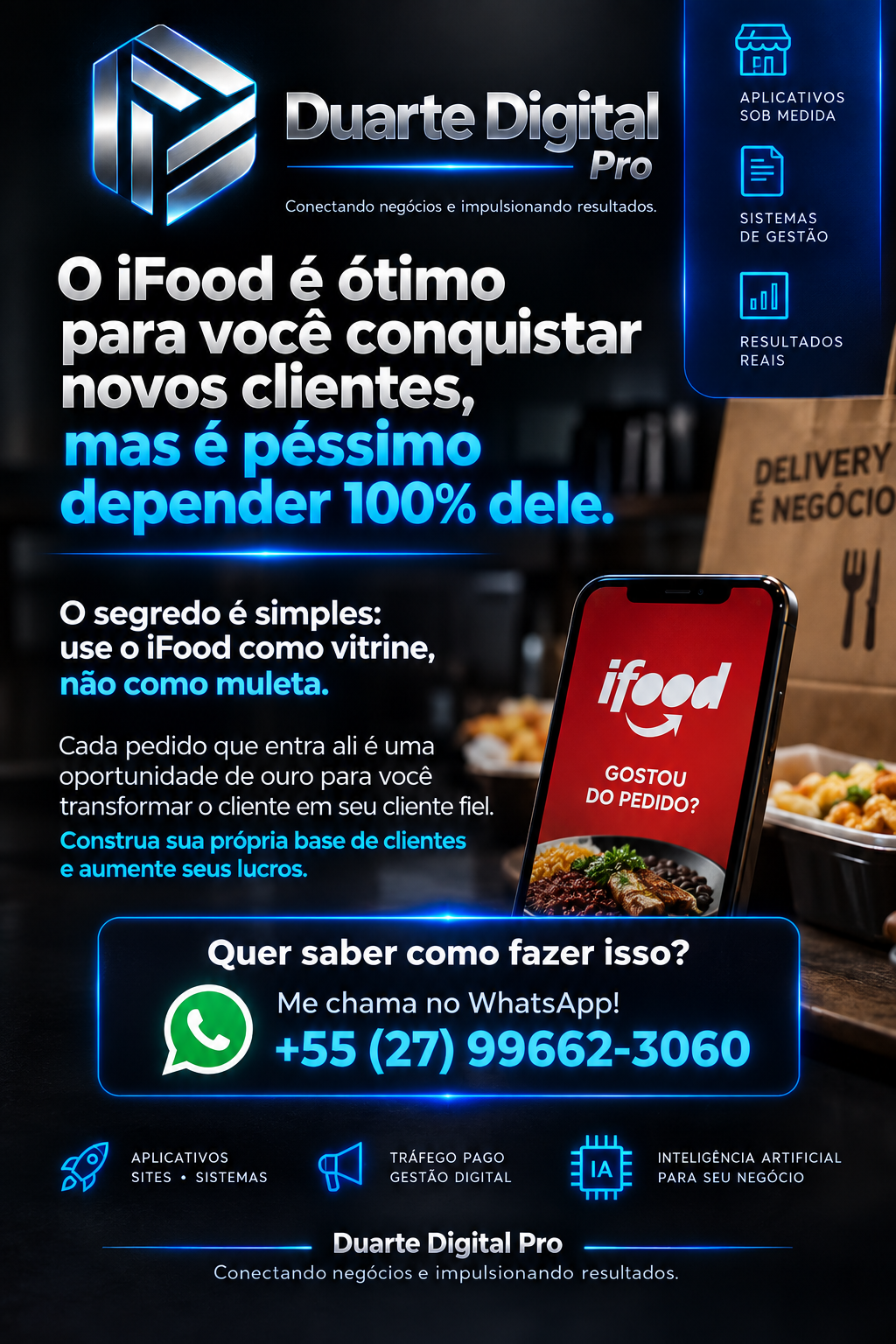 Use o iFood como vitrine, não como muleta — Duarte Digital Pro